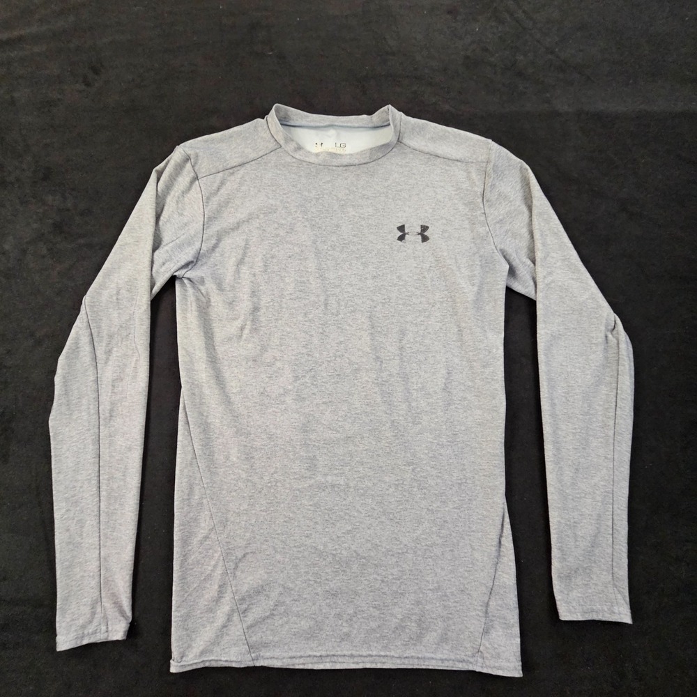 Under Armour Compression Gray Short Sleeve Performance T-Shirt Men's L